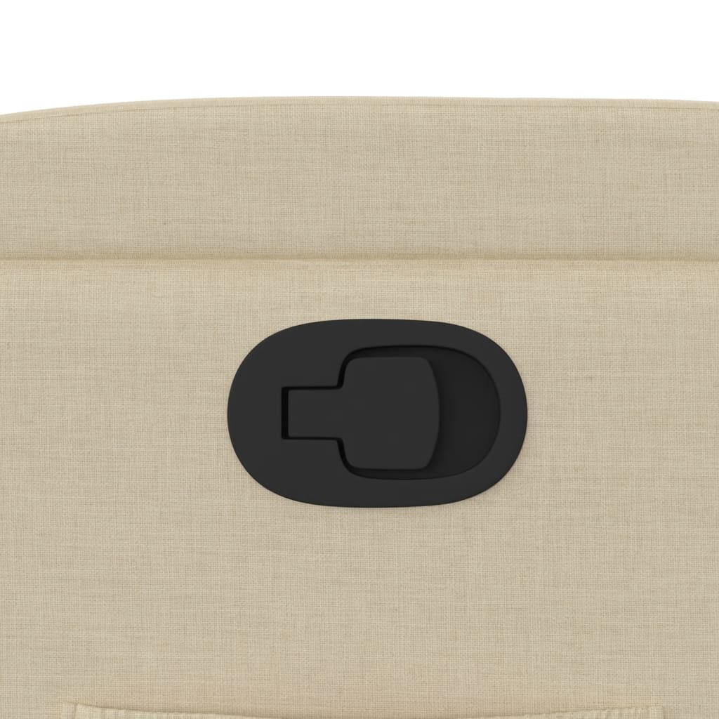 Poltrona Reclinabile in Tessuto Crema 372450