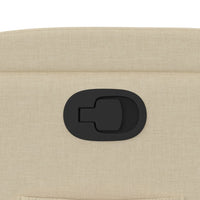 Poltrona Reclinabile in Tessuto Crema 372450