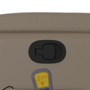 Poltrona Massaggiante Reclinabile cappuccino in Similpelle 372478