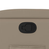 vidaXL Poltrona Reclinabile Cappuccino in Similpelle