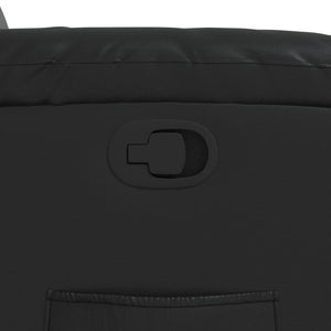 Poltrona Reclinabile Nera in Similpelle 373434