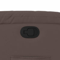 Poltrona Reclinabile Marrone in Similpelle 373436