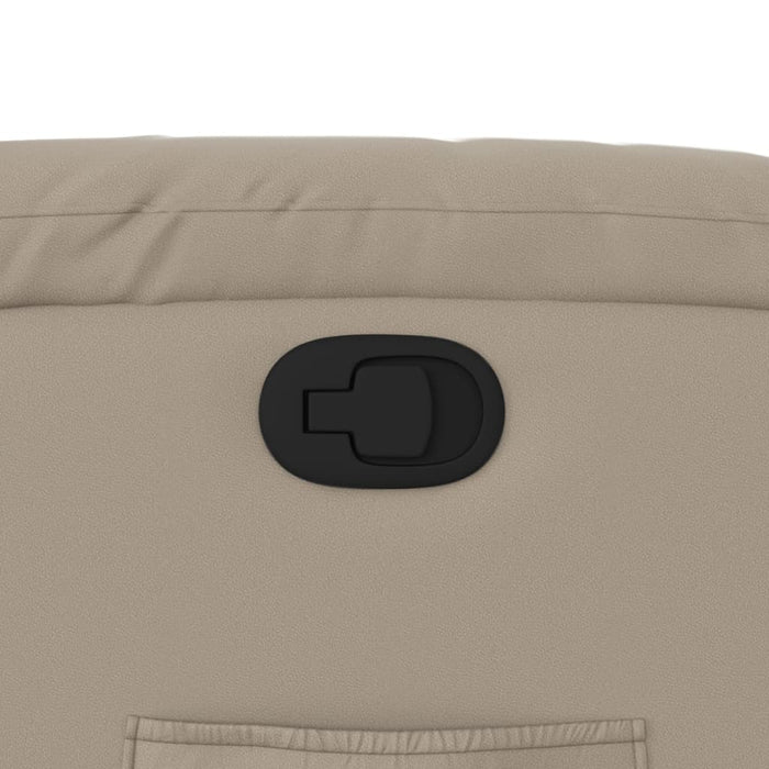 Poltrona Reclinabile Cappuccino in Similpelle 373440