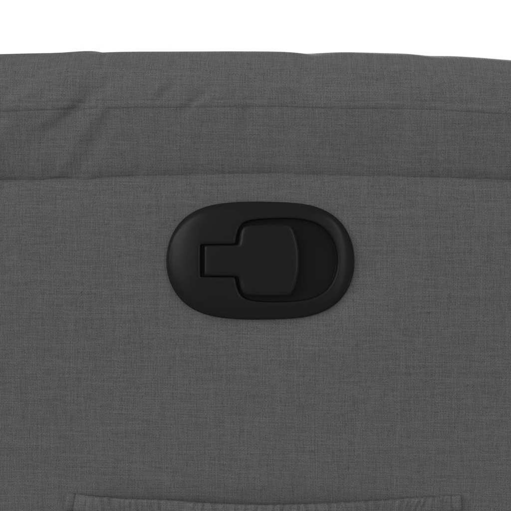 Poltrona Reclinabile in Tessuto Grigio Scuro 373463