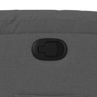 Poltrona Reclinabile in Tessuto Grigio Scuro 373463