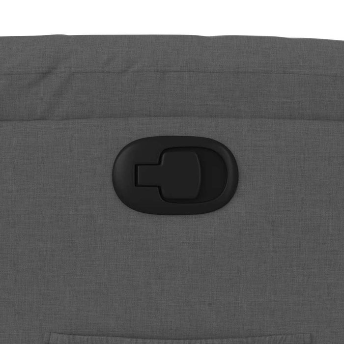 Poltrona Reclinabile in Tessuto Grigio Scuro 373463