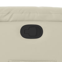 Poltrona Reclinabile Crema in Similpelle 373487