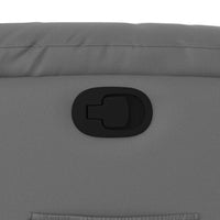 Poltrona Reclinabile Grigia in Similpelle 373489