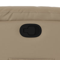 Poltrona Reclinabile Cappuccino in Similpelle