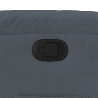 Poltrona Reclinabile Grigio Scuro in Velluto 373501