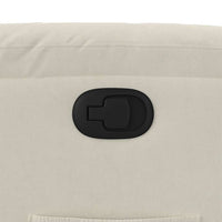 Poltrona Reclinabile Crema in Velluto 373509