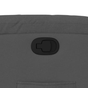Poltrona Reclinabile in Tessuto Grigio Scuro 373575