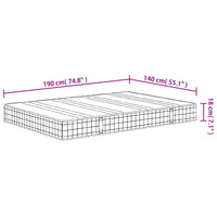 Materasso a Molle Bonnel Medio 140x190 cm 3206378
