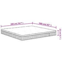 Materasso a Molle Bonnel Medio 160x200 cm 3206388