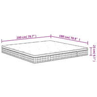Materasso a Molle Bonnel Medio 180x200 cm 3206389