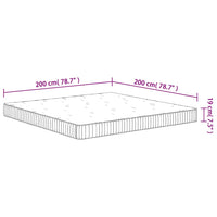 Materasso a Molle Insacchettate Medio 200x200 cm