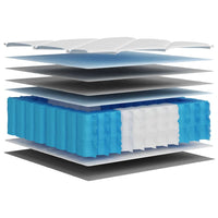 Materasso a Molle Insacchettate Medio Rigido 100x200 cm 372839