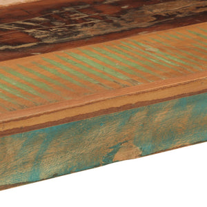 Tavolo da Pranzo 110x55x76 cm in Legno Massello di Recupero