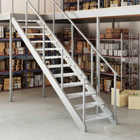 Gradino in Griglia 70x24x7 cm Acciaio Zincatocod mxl 107667