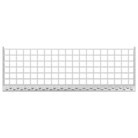 Gradino in Griglia 70x24x7 cm Acciaio Zincato 155678