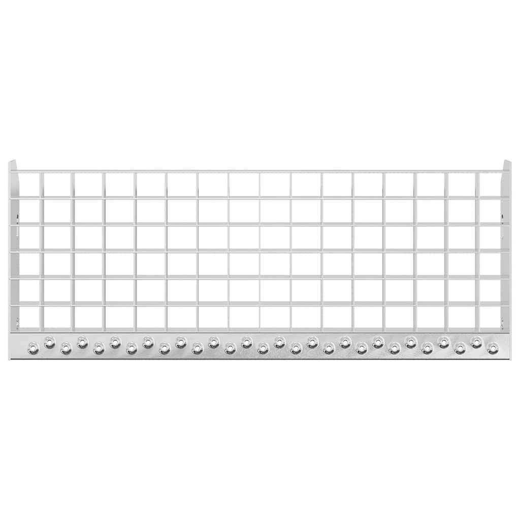 Gradino in Griglia 60x24x7 cm Acciaio Zincato 155682