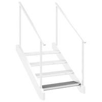 Gradino in Griglia 60x24x7 cm Acciaio Zincato 155682