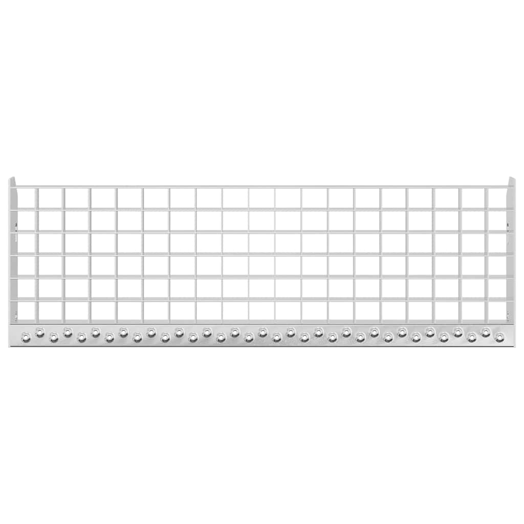 Gradino in Griglia 70x24x7 cm Acciaio Zincato 155683