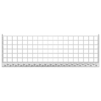 Gradino in Griglia 70x24x7 cm Acciaio Zincato 155683