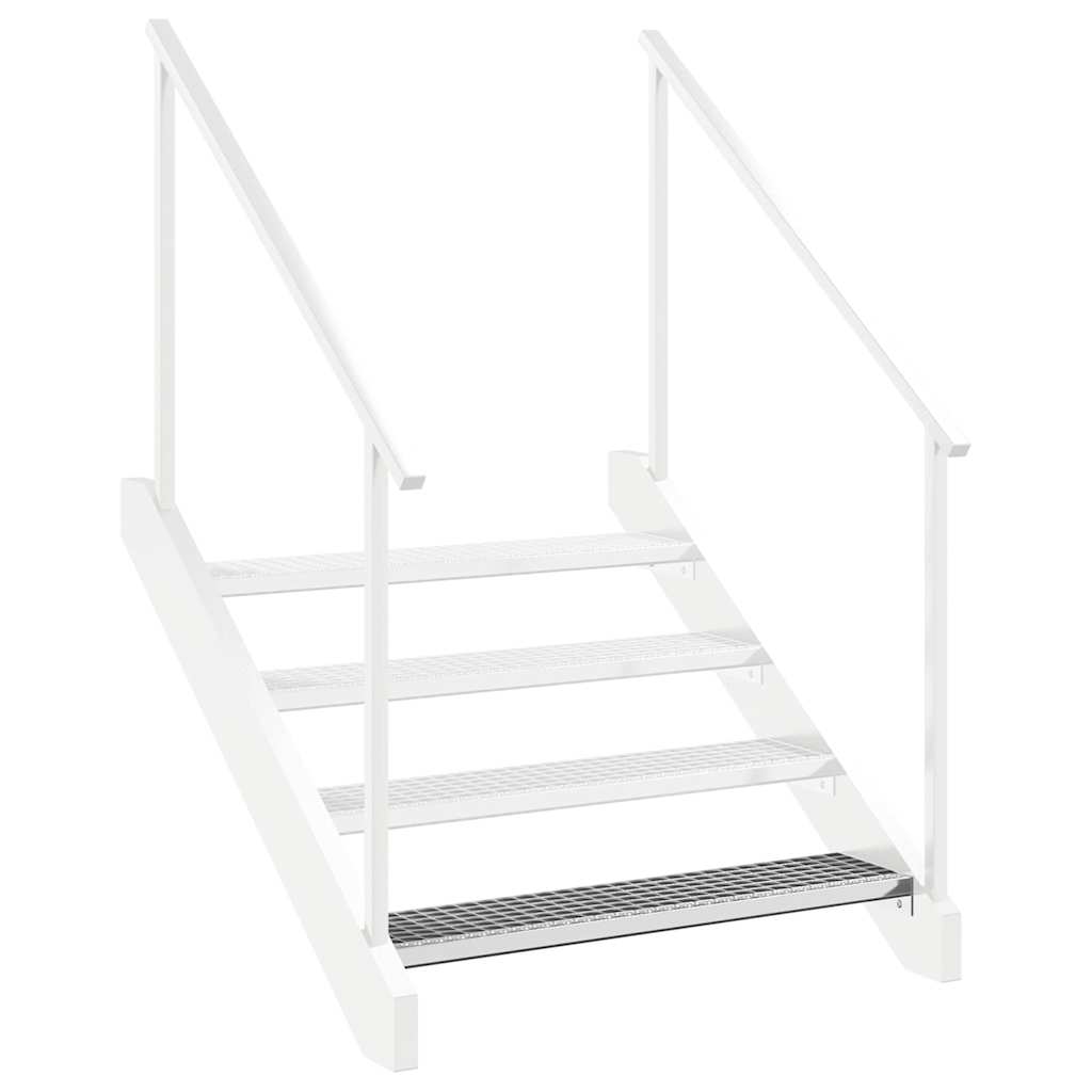 Gradino in Griglia 90x24x7 cm Acciaio Zincato 155685