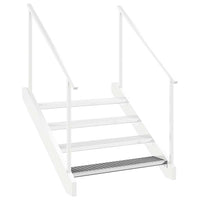 Gradino in Griglia 90x24x7 cm Acciaio Zincato 155685