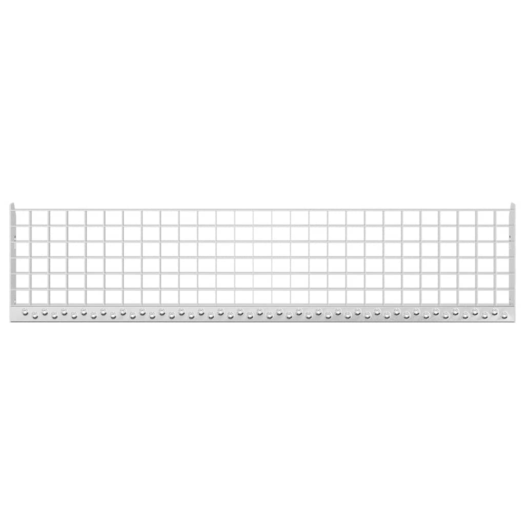 Gradino in Griglia 100x24x7 cm Acciaio Zincato 155686