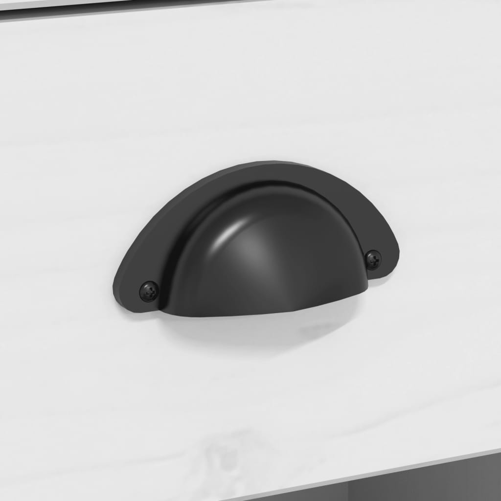 vidaXL Credenza BODO 115,5x43x200,5 cm Massello Pino Bianco e Marrone