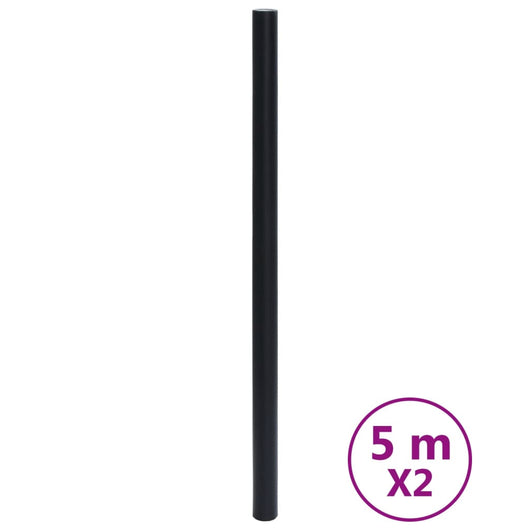 Adesivi per Mobili Autoadesivi Nero Opaco 90x500 cm in PVC 3206482