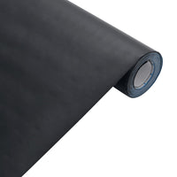 Adesivi per Mobili Autoadesivi Nero Opaco 90x500 cm in PVC 3206482
