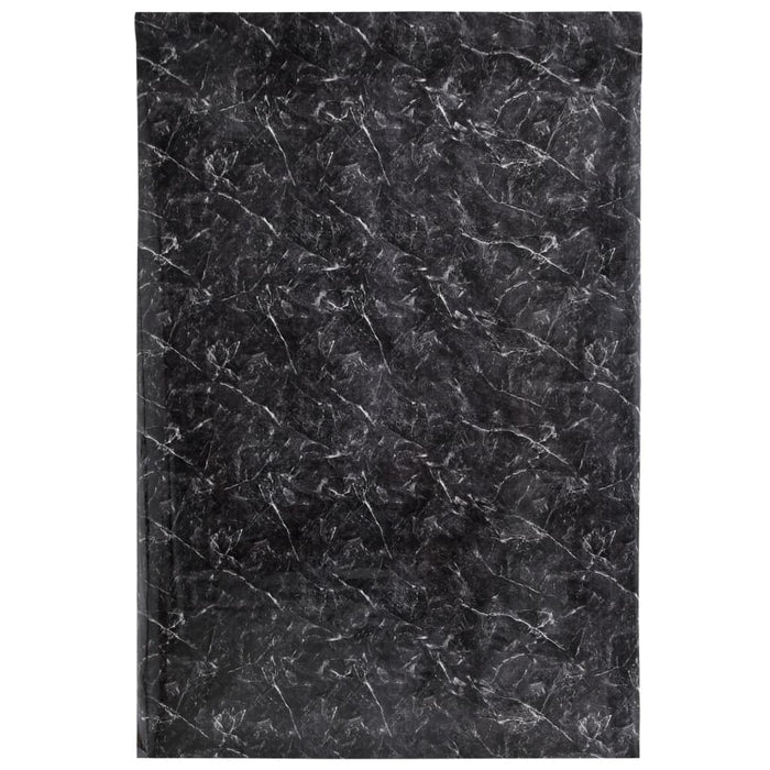 Adesivi per Mobili Autoadesivi Nero Marmoreo 90x500 cm in PVC 3206488