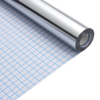 Adesivi per Mobili Autoadesivi Argento 90x500 cm in PET 3206490