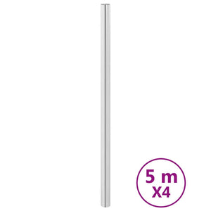 Adesivi per Mobili Autoadesivi Argento 90x500 cm in PET 3206491