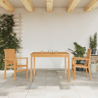 Set da Pranzo per Giardino 3 pz in Legno Massello di Teakcod mxl 69715