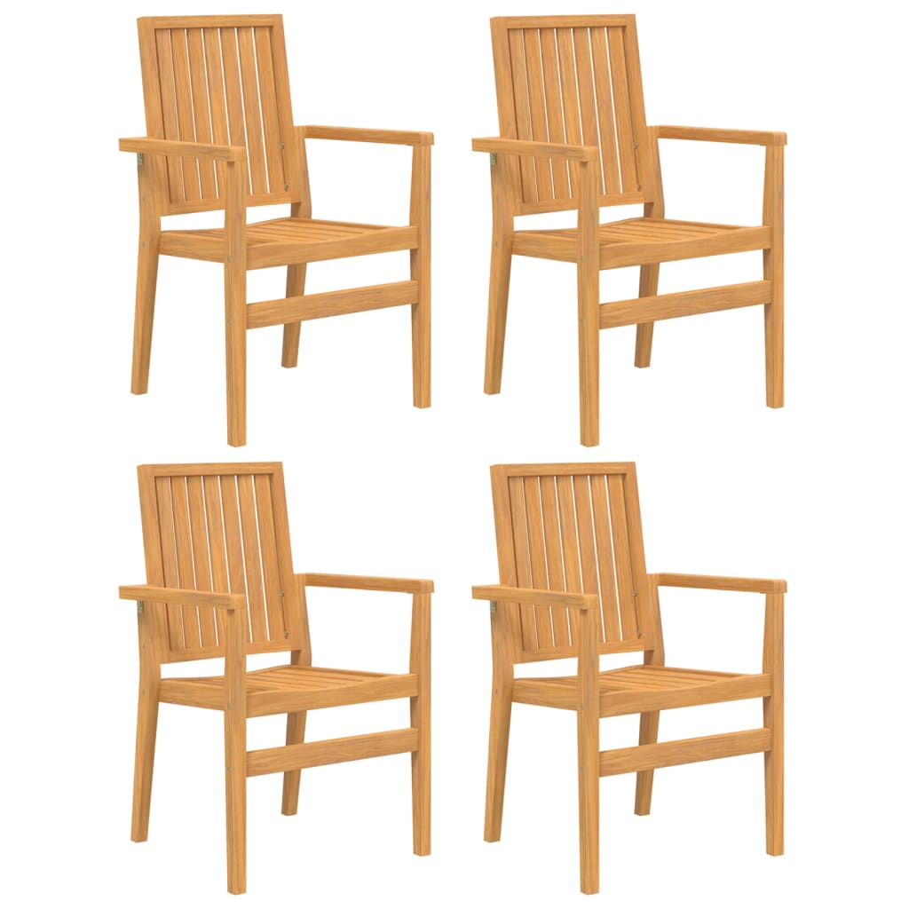 Set da Pranzo per Giardino 5 pz in Legno Massello di Teak 3157915