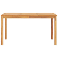 Set da Pranzo da Giardino 7 pz in Legno Massello di Teak