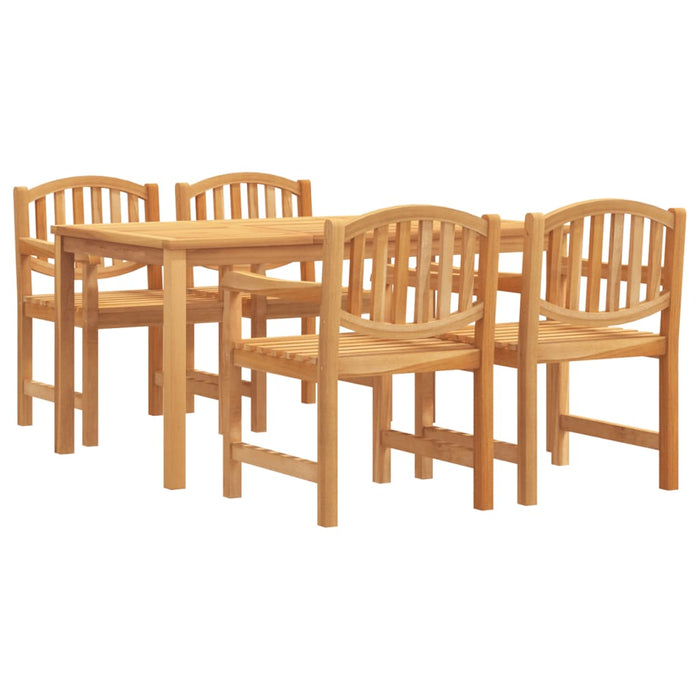 Set da Pranzo per Giardino 5 pz in Legno Massello di Teakcod mxl 117985