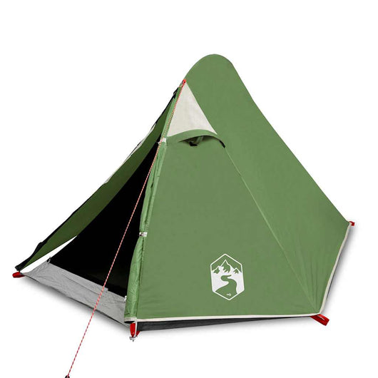 Tenda da Campeggio a Cupola per 2 Persone Verde Impermeabile 94319
