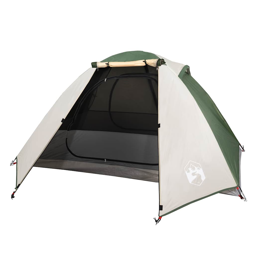 Tenda da Campeggio a Cupola per 2 Persone Verde Impermeabile 94323
