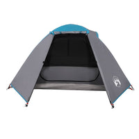 Tenda da Campeggio a Cupola per 2 Persone Blu Impermeabile 94324