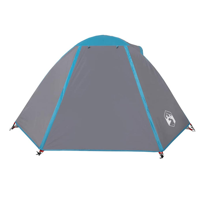Tenda da Campeggio a Cupola per 2 Persone Blu Impermeabile 94324
