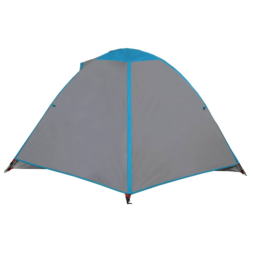 Tenda da Campeggio a Cupola per 2 Persone Blu Impermeabile 94324