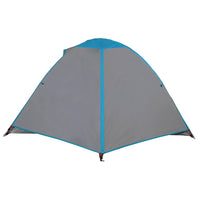 Tenda da Campeggio a Cupola per 2 Persone Blu Impermeabile 94324