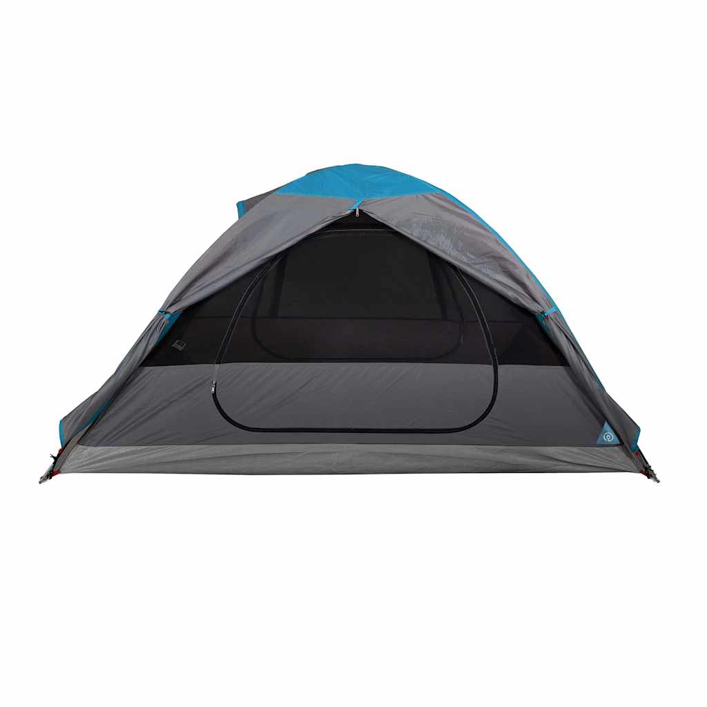 Tenda da Campeggio a Cupola per 2 Persone Blu Impermeabile 94324