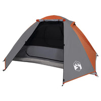 Tenda da Campeggio a Cupola 2 Persone Arancione Impermeabile 94325