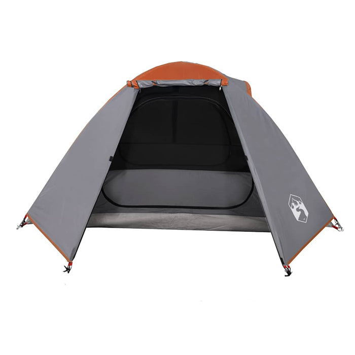 Tenda da Campeggio a Cupola 2 Persone Arancione Impermeabile 94325